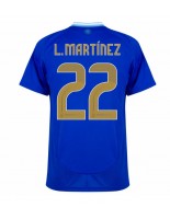 Argentina Lautaro Martinez #22 Bortedrakt Copa America 2024 Korte ermer